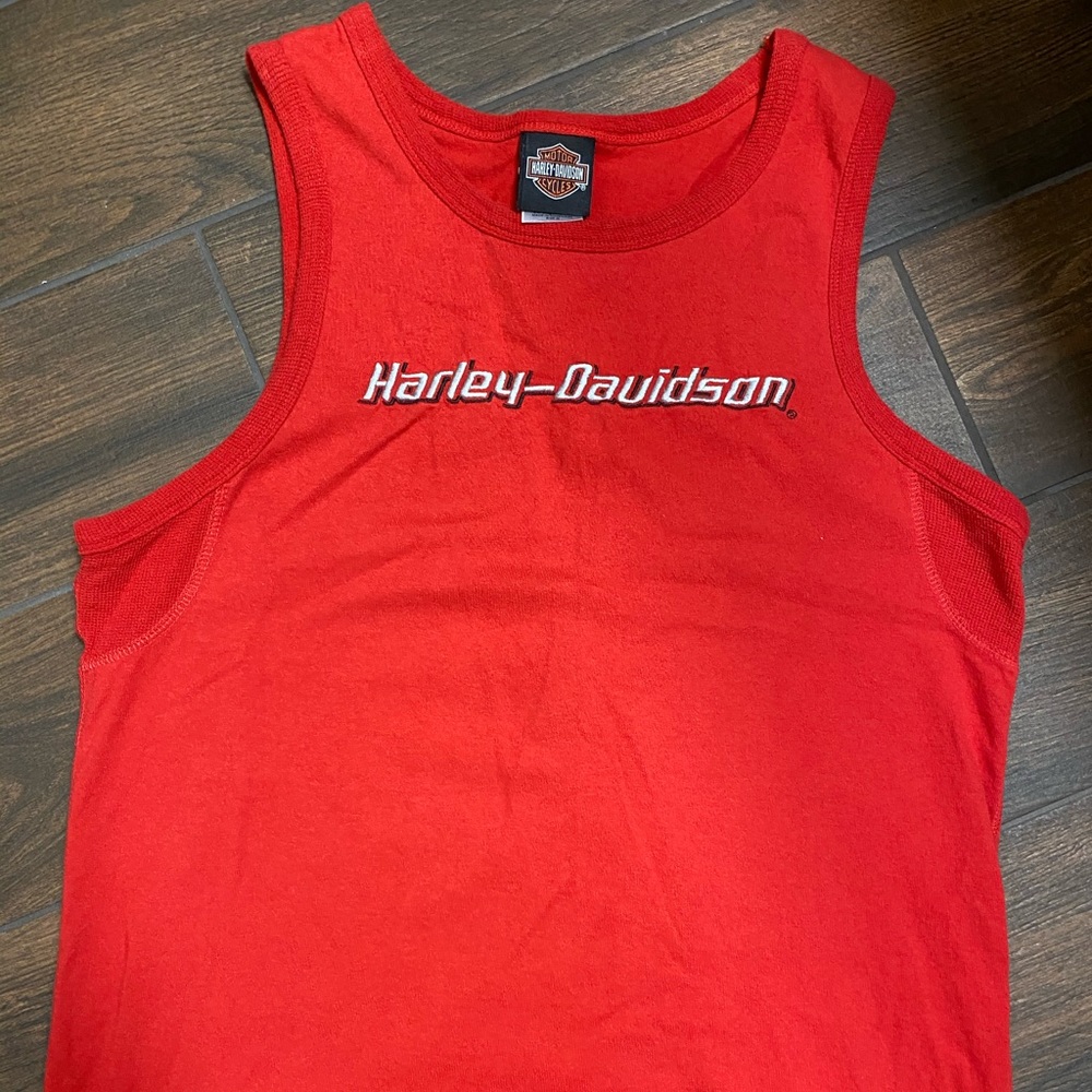 Vintage Harley Davidson tank
